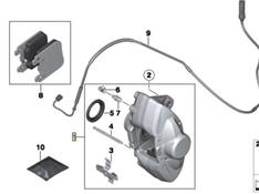 宝马M235I刹车分泵