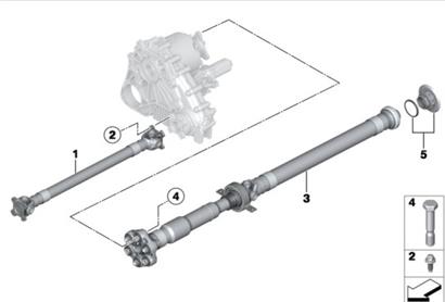 宝马GT335I传动轴